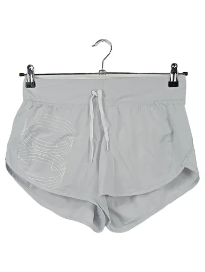 UNDER ARMOUR Damen Sport Shorts Grau Gr. 38/M Laufshorts Fitness Training