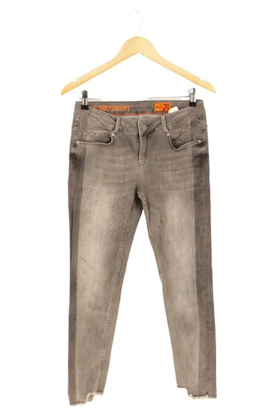 MIRACLE OF DENIM Damen Jeans Slim Fit W27/36 Grau Casual