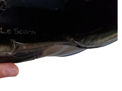 Le Scarpe Chelsea Boot Plateau Stiefelette Damen Schwarz Gr. 36
