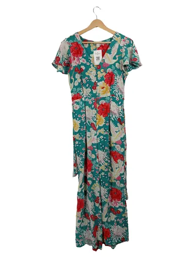 Monsoon Damen Freizeitkleid Gr. 38 M Blumenmuster Viskose Mehrfarbig Casual