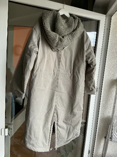 ASOS Damen Parka Gr. 36/S Beige Praktisch Kapuze