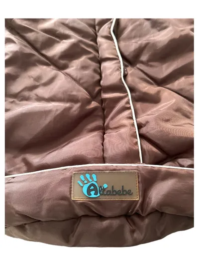 Altabebe Kinderwagen Fußsack warm gefüttert Braun Polyester 40x79cm