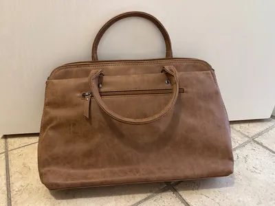 Enrico Benetti Damen Henkeltasche Business Braun Kunstleder