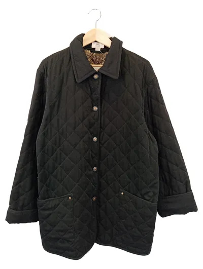 ALBA MODA Damen Steppmantel Schwarz Gr. 44/L Casual Jacke gesteppt