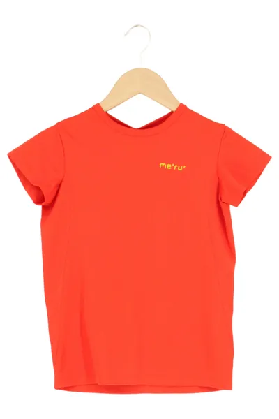 MERU Sport Shirt Kinder Gr. 140 Rot Sportlich Funktionsshirt