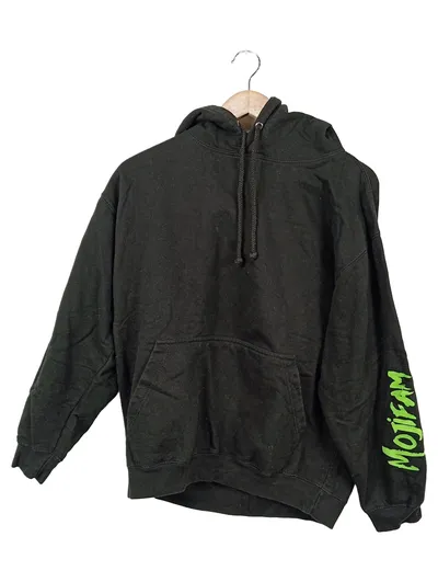 JUST HOODS Kapuzenpullover Damen 38/M Schwarz Casual Streetwear Skull Print