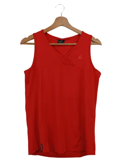 BERGSON Damen Sport Shirt Gr. 38/M Rot Ärmellos Tank Top