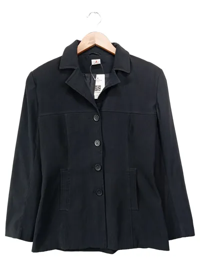 ECCO Damen Blazer Gr. 38/M Schwarz Klassisch Elegant Business