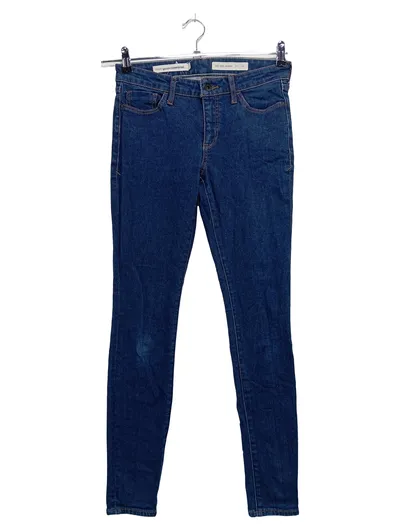 ANTHROPOLOGIE Damen Jeans Skinny Fit Mid-Rise Blau W26/34/XS Casual