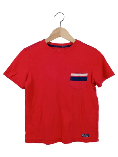 GAP KIDS Kinder T-Shirt Gr. 130/134 Rot Casual Preppy Streetwear
