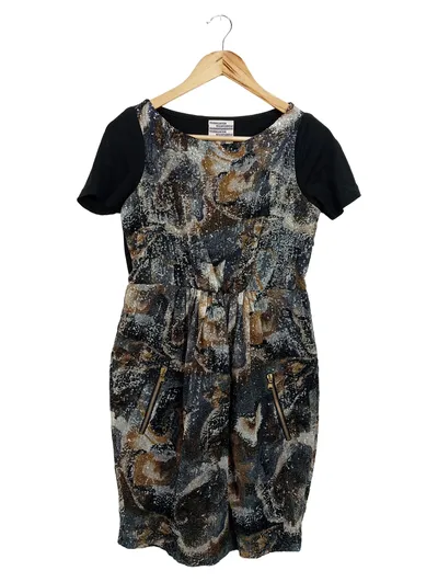 BAUM UND PFERDGARTEN Etuikleid Damen 34/XS Mehrfarbig Elegant Abstrakt