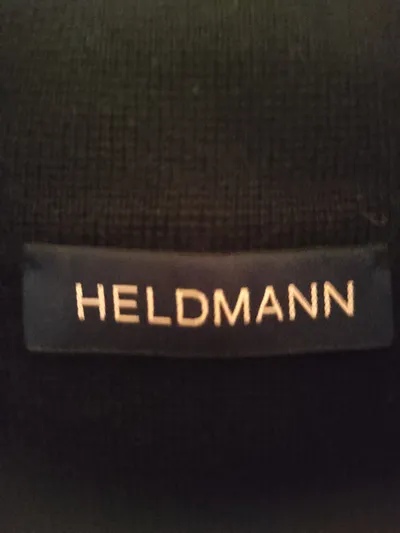 HELDMANN Damen Strickjacke Wolle Gr. 38 Schwarz Reißverschluss