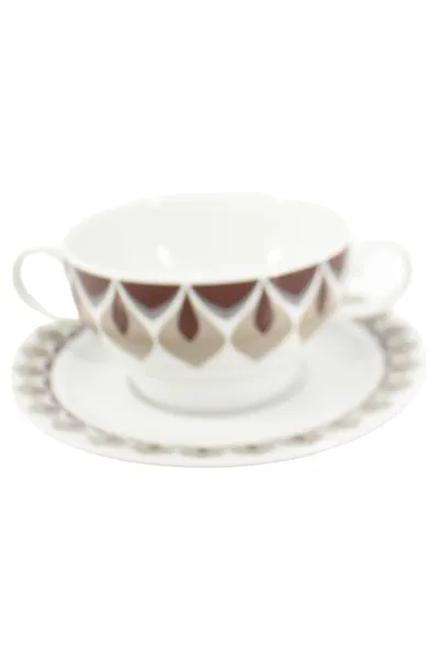 ESCHENBACH BAVARIA Suppentasse Porzellan Weiß Vintage Elegant Klassisch 16cm