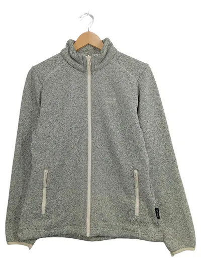 Jack Wolfskin Fleecejacke Damen Nanuk Strickfleece Outdoor Grau L 40