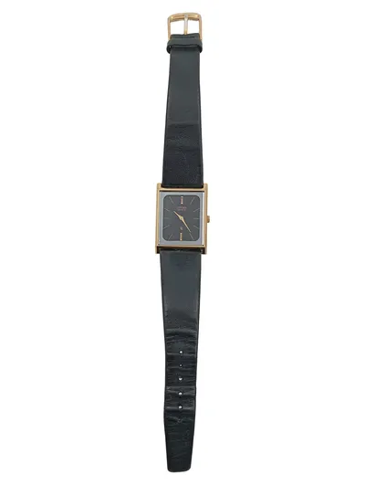 CITIZEN Damen Armbanduhr Klassisch Schwarz Leder Edelstahl Quartz 4-213106 YQ