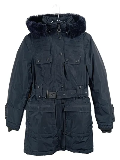 Wellensteyn Mystery Damen Parka Winterjacke Fellkapuze Gr. S Blau