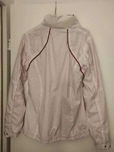 4F Damen Trainingsjacke Gr. M Weiß Sportlich Reißverschluss