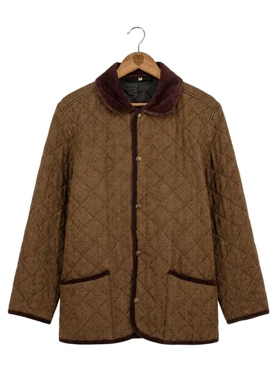 DANIELS & KORFF Damen Steppjacke Klassisch Braun Gr. 36/S