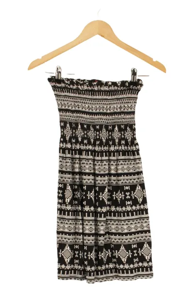 SISTER JANE Damen Freizeitkleid Gr. 36/S Schwarz Bohemian Ethno Muster