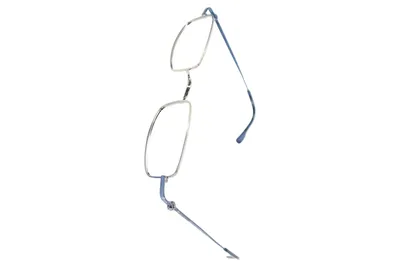 OTTO KERN Damen Brillengestell Blau Metall Klassisch Elegant 2.5x13cm