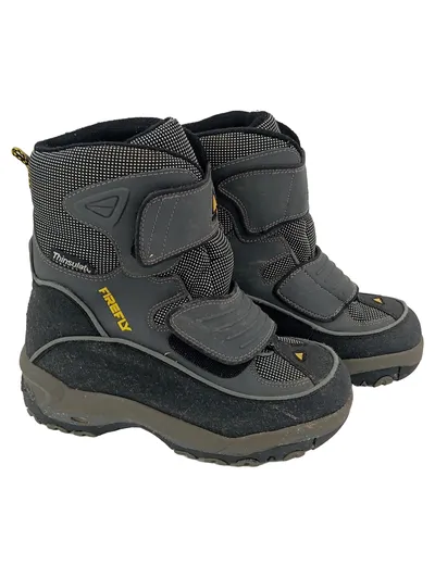 FIREFLY Kinder Stiefel Gr. 36 Grau Outdoor Winterstiefel Klettverschluss