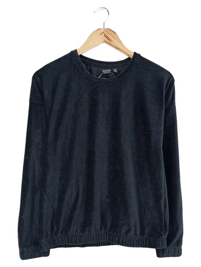 EIGHT2NINE Damen Pullover Schwarz Rippstrick Gr. 34/XS Casual Basic