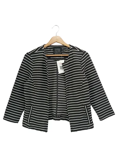 BONITA Damen Blazer Gestreift Schwarz Gr. 36/S Elegant Business Büro