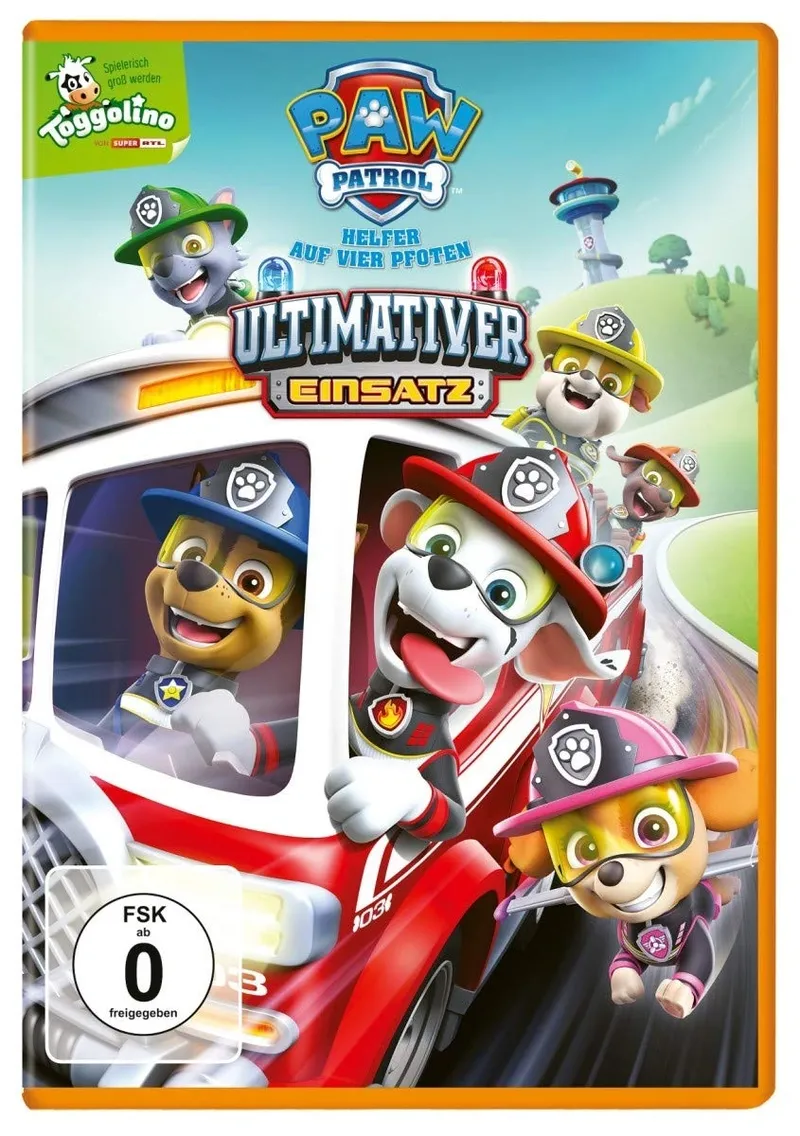 Paw Patrol Ultimativer Einsatz DVD Kinderfilm Helfer auf vier Pfoten Toggo 1