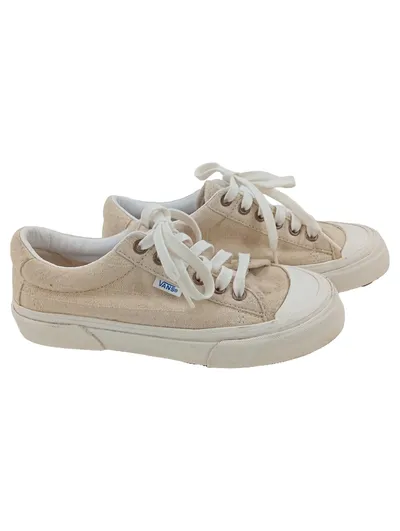 VANS Damen Sneaker low Gr. 35 Beige Casual Freizeitschuh Schnürschuh