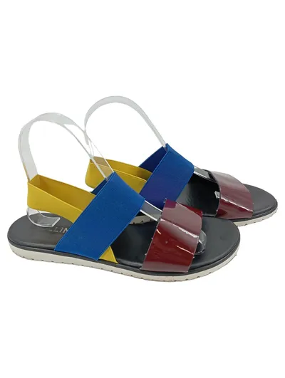POLLINI Sandalen Damen Gr. 37 Mehrfarbig Casual Modern
