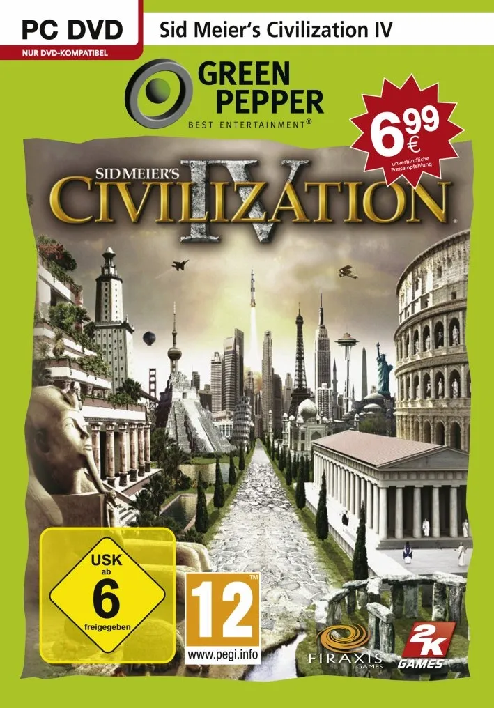 ak tronic Sid Meier's Civilization IV PC Strategiespiel Deutsch Klassiker 1