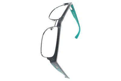 SMITH Brillengestell Herren Schwarz Modern Metall Kunststoff 14cm Breite