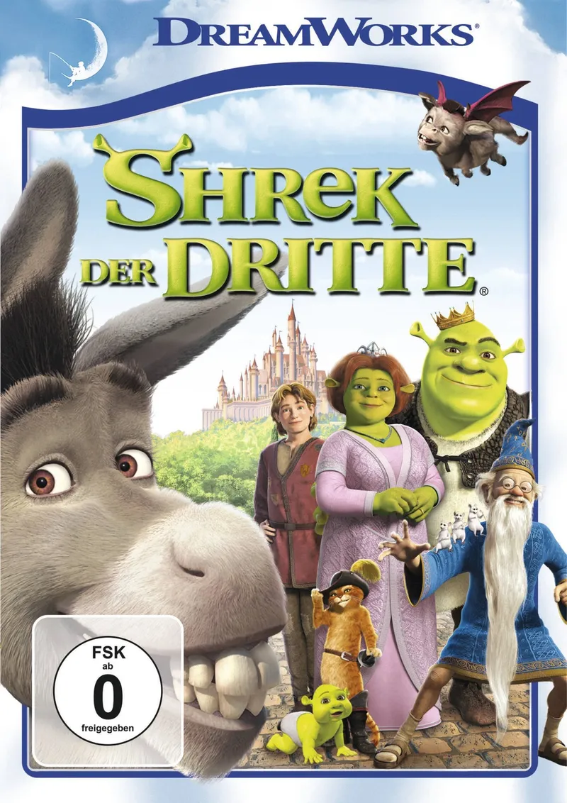 Shrek der Dritte DVD DreamWorks Animationsfilm Mike Myers Komödie 1