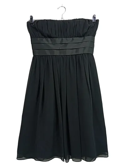 LONDON TIMES Abendkleid Damen Gr. 38/M Schwarz Elegant Trägerlos Minikleid