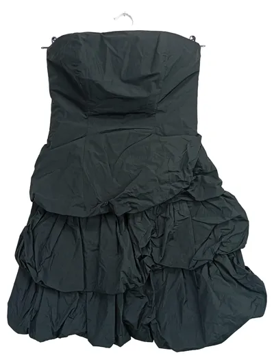 MARIE BLANCHE Festliches Kleid S/36 Schwarz Elegant Rüschen Minikleid Party