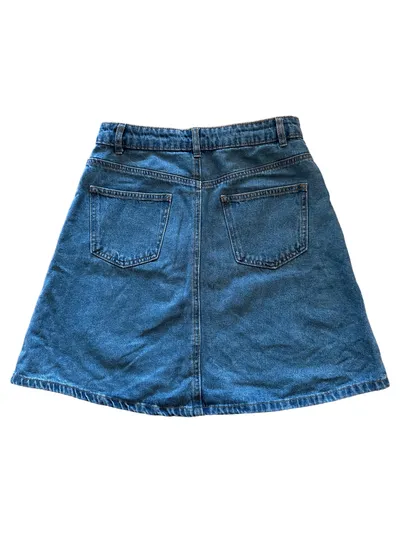 Noisy May Jeansrock Damen Baumwolle Blau Gr. 36 S Midirock A-Linie