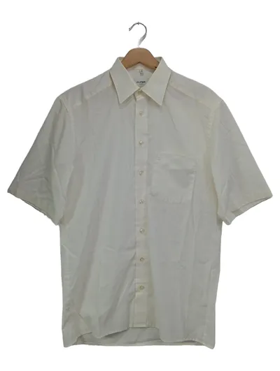 OLYMP Business Hemd Herren 38/M Kurzarm Beige Klassisch Büro