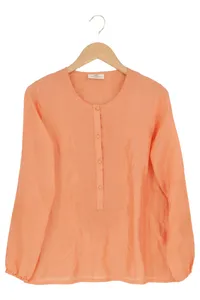 DAY BIRGER ET MIKKELSEN Bluse Damen Gr. 38 Orange Baumwolle Casual Langarm 1