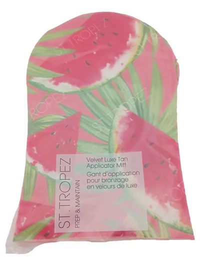 ST. TROPEZ Damen Handschuhe Applikator Mitt UNI Blau Praktisch Grafisch