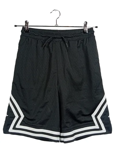 Jordan Sport Shorts Basketball Hose Kinder Jungen Gr. 163x175 Schwarz Mesh Logo