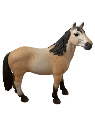 Schleich Mustang Stute Pferd Spielfigur 13806 Horse Club Beige 12cm