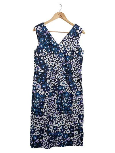 FENN WRIGHT MANSON Freizeitkleid Damen 40/L Mehrfarbig Florales Muster Elegant