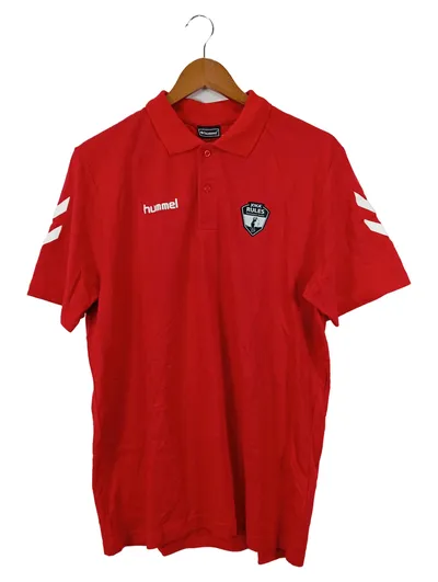 HUMMEL Herren Poloshirt L Rot Sportlich Baumwolle