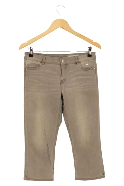 DE.CORP ESPRIT Damen Jeans Regular Fit FR36 Grau Casual