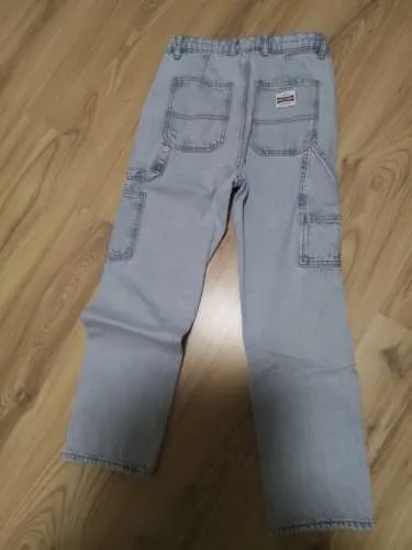 ONLY & SONS Carpenter Jeans Kinder Gr. 140 Hellblau Cargohose Denim