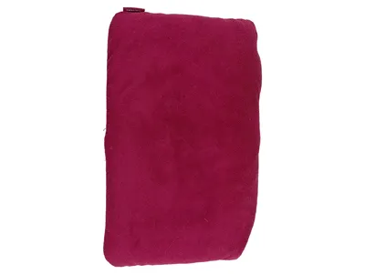 HAMA Nackenkissen Rot Polyester Reisekissen Modern 38x24 cm