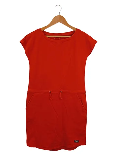 BERGANS Damen Freizeitkleid Gr. 38/M Rot Casual T-Shirt-Kleid
