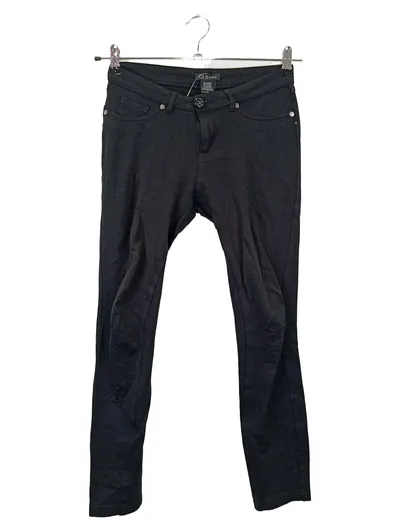 CI SONO Damen Stoffhose Gr. S Schwarz Casual Basic Stretch Hose
