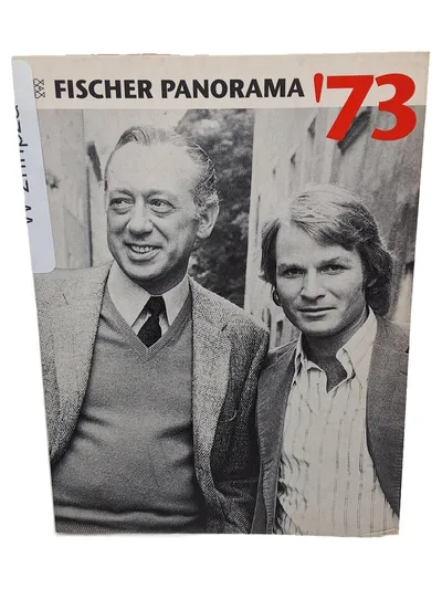 Fischer Verlag Panorama '73 Katalog 1973 Vintage Buch Literatur Beige