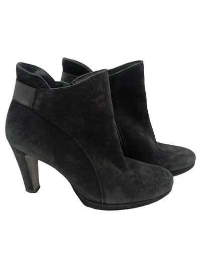 PAUL GREEN Damen Stiefelette Schwarz Leder Gr. 36.5 Elegant Business